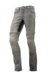 MUGENRACE KJ-MNR-1963 Carmelo Kevlar Moto Homem Calcas Cinza
